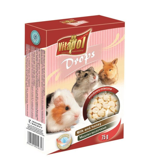 Vitapol Dropsy Mleczno-Miodowe 75gZVP-1035